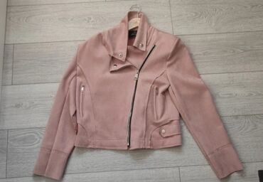 Ostale jakne, kaputi, prsluci: Velur jakna nova M-L velicina Italijanska proizvodnja sa