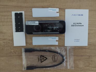 Другие комплектующие: Внешний бокс ACASIS Air Box для твердотельных накопителей М.2 NVMe — 8