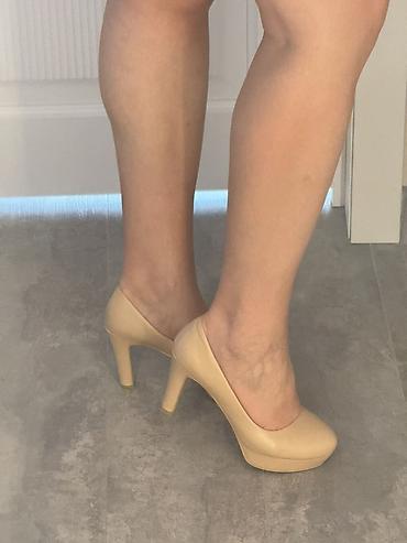 лабутены цена мужские: Туфли, 38, 38.5, 39, Christian Louboutin, Б/у, цвет - Бежевый, Самовывоз — 7