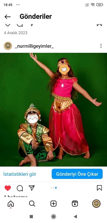 Bayram kostyumları: Uşaq Karnaval/Geyim Dəsti – müxtəlif obrazlar. kirayəsi və satışı — 7