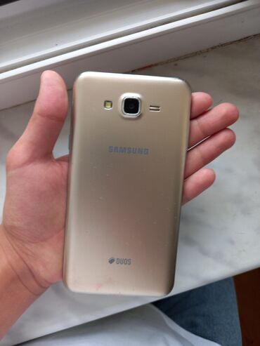 telefon fan qiymeti: Samsung Galaxy J7, 16 GB, rəng - Qızılı, Düyməli, Sensor