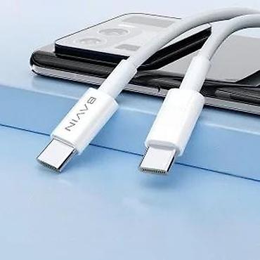 Kablovi za telefone: BAVIN USB-C na USB-C kabl 60W – Model CB274 - Snaga: do 60W, podržava — 16
