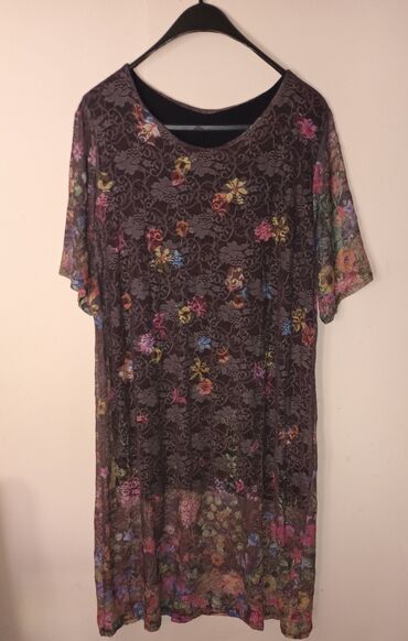 haljine sa perjem: XL (EU 42), color - Multicolored, Short sleeves