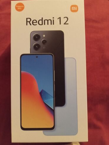 redmi 12 g: Xiaomi Redmi 12, 128 ГБ, цвет - Черный, 
 Сенсорный, Отпечаток пальца, Две SIM карты
