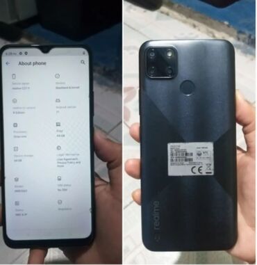 Samsung: Samsung Galaxy A22, 64 GB, rəng - Qara, Barmaq izi, İki sim kartlı