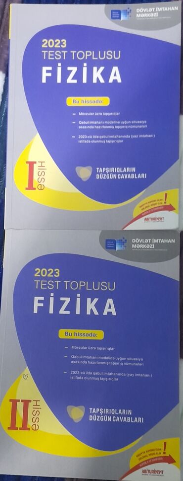 Testlər: Bu kitab, 2023-cü il qəbul imtahanına hazırlaşan abituriyentlər üçün