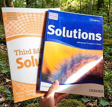Oxford Solutions
Workbook & Students book
Original. New 
1500 сом