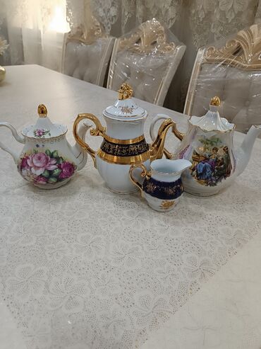 Çay dəstləri və servizlər: Çay dəsti, rəng - Ağ, Farfor — 14