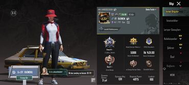 devit 3: PUBG Mobile hesabı – FF RAİWEN - Səviyyə: 58, UC BP göstəriciləri