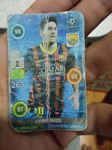 messi formaları: Məhsul: UEFA Champions League kolleksiya kartı – Lionel Messi (FC — 2