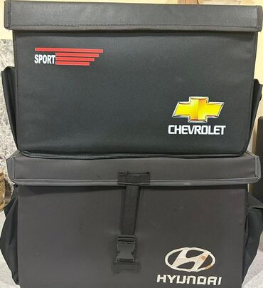 защитный коврик в автокресло: Avtomobil baqajı üçün təşkilatçı qutu – Chevrolet loqolu - Rəng: qara