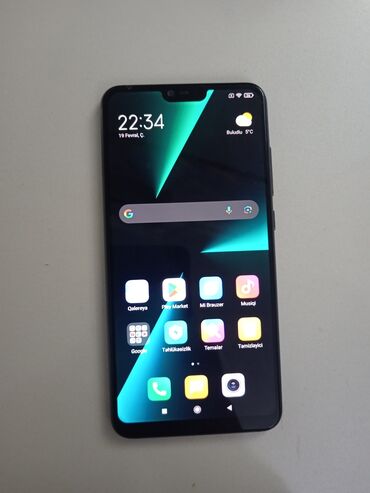 islenmis ayfonlar: Xiaomi Mi 8 Lite, 64 GB, 
 Barmaq izi, Face ID