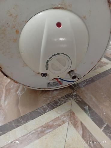 ariston su: Ariston elektrik su qızdırıcısı (şaquli silindrik tip) - Brend/model — 2