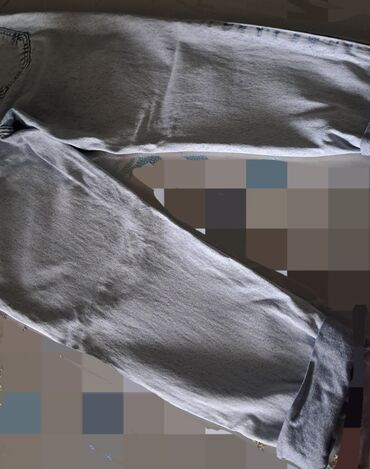 qaqa stili şalvar: Məhsul: Açıq mavi “distressed” stil cins şalvar - Rəng: Açıq mavi