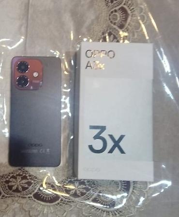 satılan telefonlar: Oppo A3x, 128 GB, Barmaq izi, Face ID, İki sim kartlı — 1