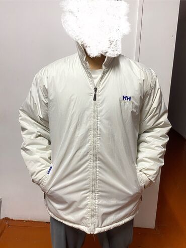 флисовая куртка: Мужская куртка, 2XL, Helly Hansen, Б/у, цвет - Белый, Самовывоз