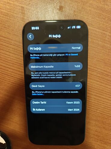 Apple iPhone: IPhone 15, 128 GB, Qara, Face ID — 8