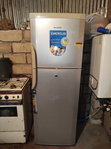 islenmis soyuducu satilir: Б/у 2 двери Hauser Холодильник Продажа, цвет - Серебристый