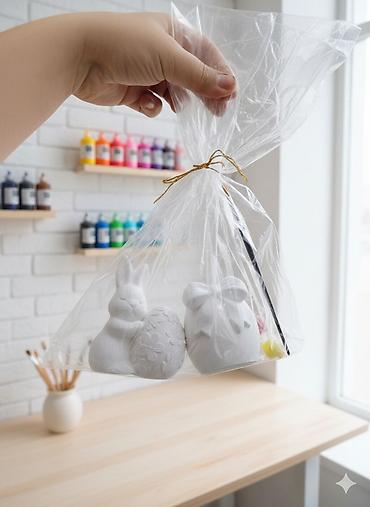 Fiqurlar: Fiqur, Gips, rəng - Ağ — 6