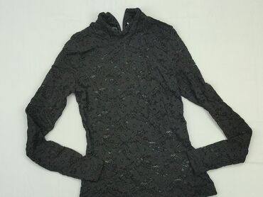eleganckie czarne bluzki z dekoltem: Блуза жіноча, H&M, XS, стан - Дуже гарний