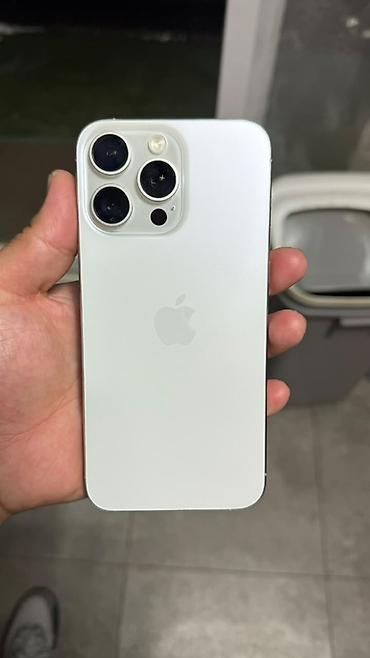 ios 16: IPhone 15 Pro Max (цвет — белый/White Titanium) Корея привозной — 2
