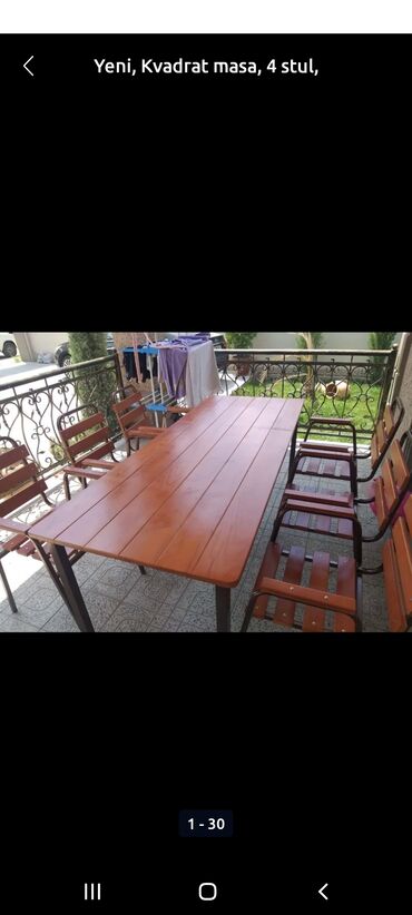 Bağ, çöl masa və oturacaq dəstləri: 🔥Masa ve oturacaqlar🔥 ✅Bağ evleri,kafeler,restoranlar üçün her növ -da lalafo.az — 8 Bağ, çöl masa və oturacaq dəstləri: 🔥Masa ve oturacaqlar🔥 ✅Bağ evleri,kafeler,restoranlar üçün her növ — 8