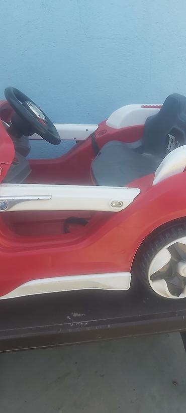 uwaq masini: Uşaq üçün elektrikli oyuncaq maşın - Korpus: qırmızı-ağ rəng — 4