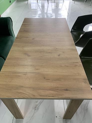 Masalar: Taxta görünümlü yemək/iş masası - Material: Laminat/taxta teksturalı — 1