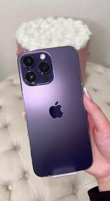 iphone 6s: IPhone 14 Pro Max, Б/у, 256 ГБ, Deep Purple, Зарядное устройство, Чехол, 79 % — 1