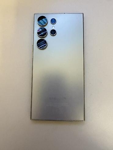 Samsung Galaxy S24 Ultra, Б/у, 256 ГБ, цвет - Серебристый, 2 SIM at lalafo.kg Samsung Galaxy S24 Ultra, Б/у, 256 ГБ, цвет - Серебристый, 2 SIM