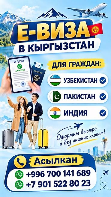 Услуга: оформление e‑визы в Кыргызстан - Электронная виза в
