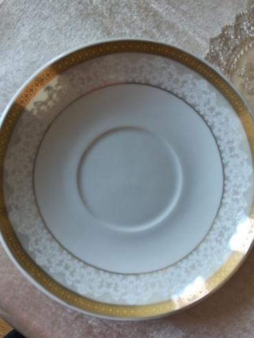 caydanlar: Çay dəsti, rəng - Qızılı, Farfor — 4