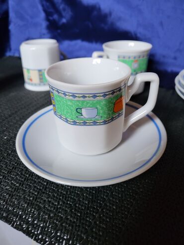 Kuhinjski setovi: Soljice nove za kafu Zajecar porcelan iz 70ih. Soljice perfektne,na — 8