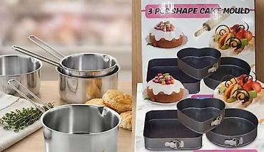 Kompleti posuđa: Set za pečenje torti – 3 kalupa sa otpadajućim obručem - Materijal — 2