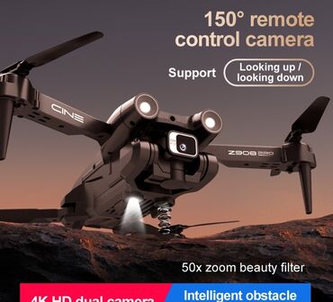Dronovi: Dron Z908 sa dve kamere 4k i senzor za izbegavanje Cena 6990din - — 14