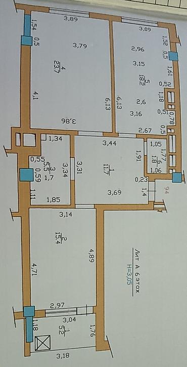Продажа квартир: 2 комнаты, 81 м², Элитка, 7 этаж, Евроремонт — 18