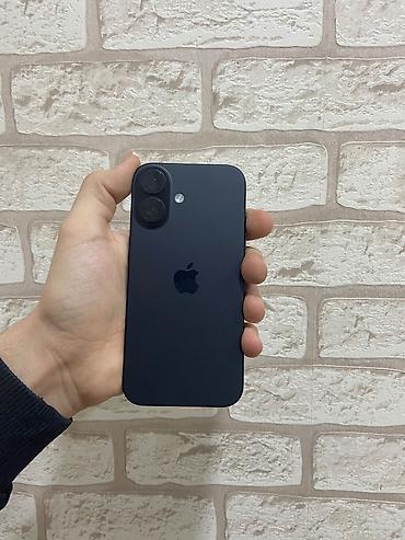 tunar sma: IPhone 16, 128 GB, Black Titanium, Face ID, Simsiz şarj, Sənədlərlə — 1
