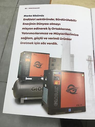 Alətlər: 11 kw 10 bar gucundə olan Türkiyə istehsalı olan vintavoy hava — 7