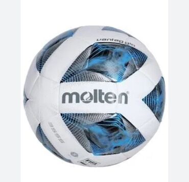 adidas euro 2020 futbol topu: Ağ və mavi rənglərdə Molten futbol topu. Yüksək keyfiyyətli
