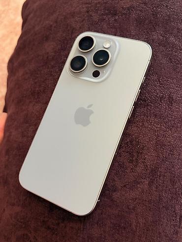 IPhone 15 Pro, Gümüşü, Face ID lalafo.az -da IPhone 15 Pro, Gümüşü, Face ID