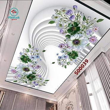 реставрация зеркала: Натяжной потолок 3D потолки — 4
