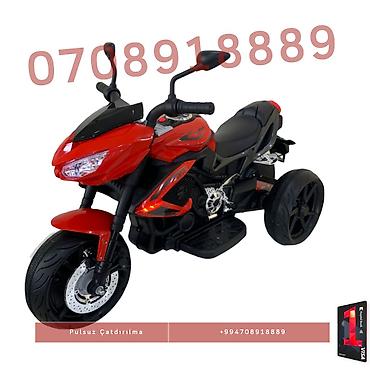 oyuncaq masini: 3 - 8 yaşa qədər uşaqlar üçün elektrikli motosiklet. Uşaqlar üçün 12V — 2
