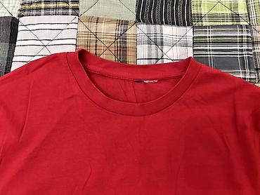 Футболки: Мужская футболка, H&M, M, цвет - Красный — 1