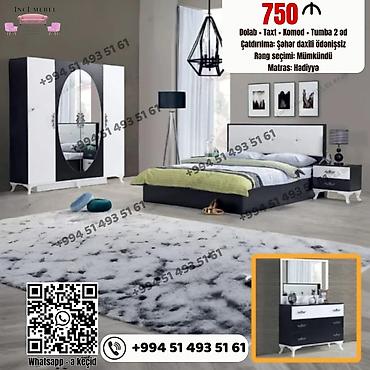 cay termosu: İkinəfərlik çarpayı, Dolab, Termo, 2 tumba, Azərbaycan, Yeni — 1