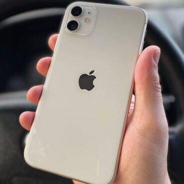телефон fly с хорошим аккумулятором: IPhone 11, 128 GB, Ağ, Face ID, Hissə-hissə ödəniş
