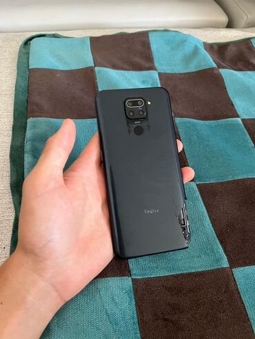 купить пиксель 5: Redmi, Redmi Note 9, Б/у, 128 ГБ, цвет - Черный, 2 SIM