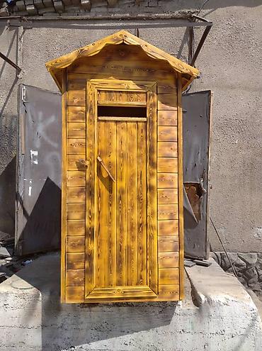 Уличный туалет: Деревянный туалет. Уличный туалет. Уличный туалет из лиственницы очень — 3