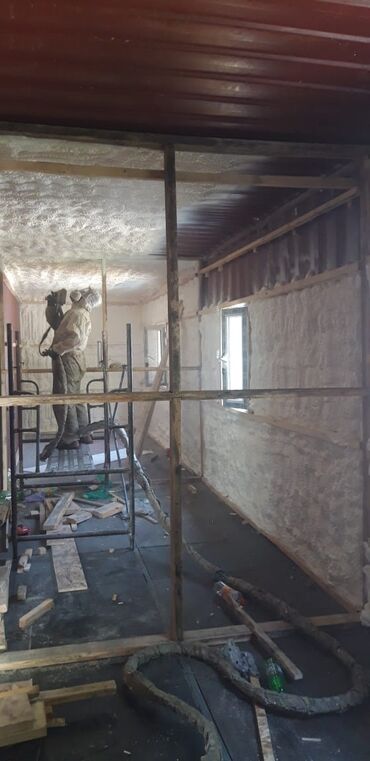 Утепление: Утепление фасада, Утепление крыши | Утепление склада, Утепление контейнера, Утепление цеха Пенополиуретан Больше 6 лет опыта at lalafo.kg — 9 Утепление: Утепление фасада, Утепление крыши | Утепление склада, Утепление контейнера, Утепление цеха Пенополиуретан Больше 6 лет опыта — 9