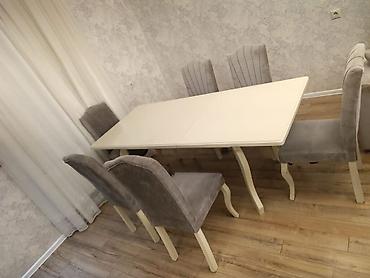 Qonaq otağı üçün, İşlənmiş, Açılan, 6 stul lalafo.az -da Qonaq otağı üçün, İşlənmiş, Açılan, 6 stul