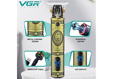 vgr: Машинка для стрижки волос VGR V-091 - профессиональный перезаряжаемый — 3